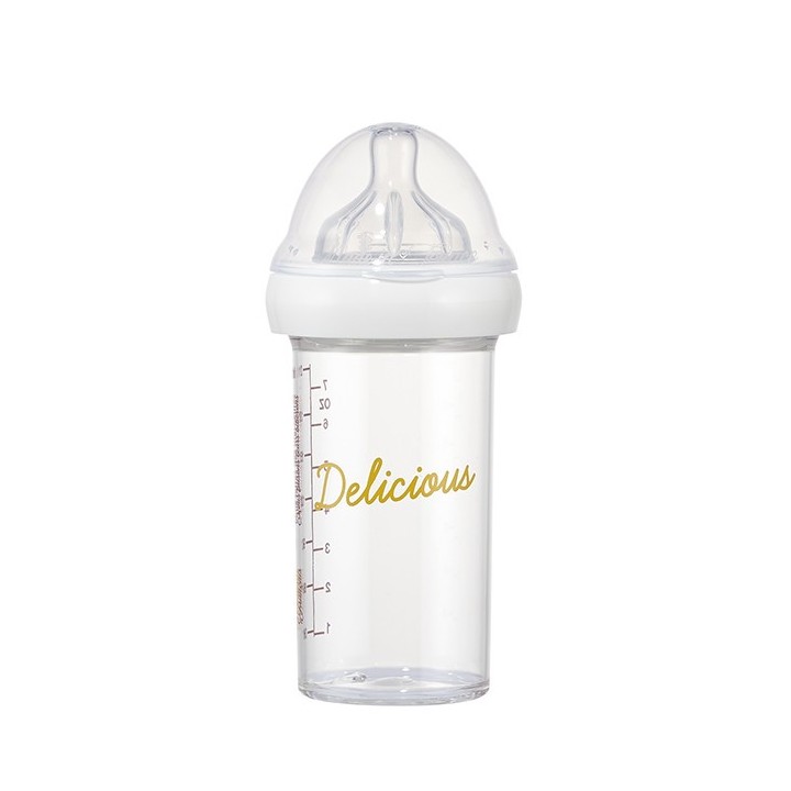 Set de 3 biberons "Enjoy Delicious Milk" - 1x 360ml &  2x 210ml - Le Biberon Français