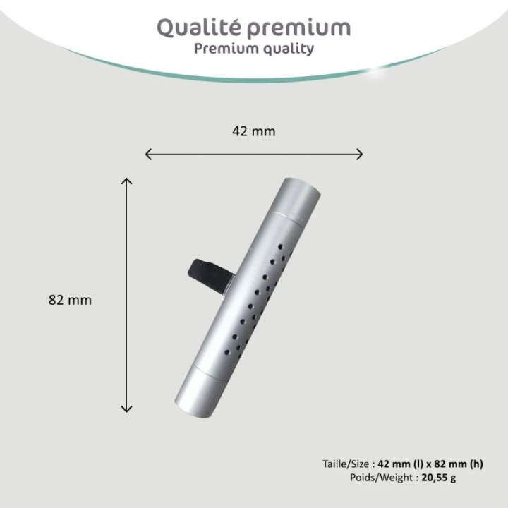 Diffusore di oli essenziali in alluminio per auto, L'elegante EVALIA - Innobiz