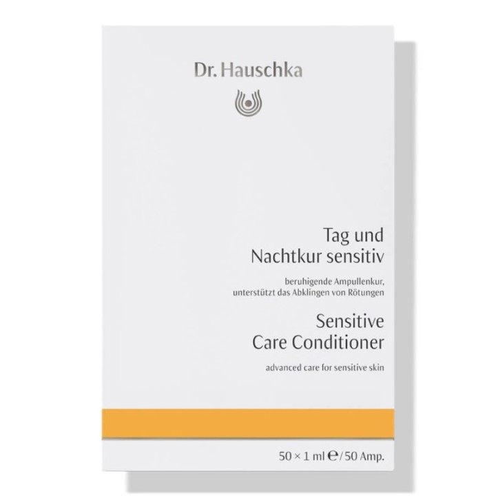 Cure Intensive Jour/Nuit pour Peaux Sensibles, Ampoules apaisantes - 50 x 1ml - Dr. Hauschka