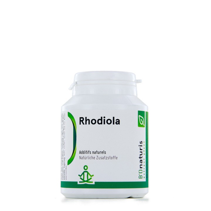 Rhodiola, für Stress und körperliche, geistige & sexuelle Fähigkeiten - 60 Kapseln (150 mg) - BIOnaturis