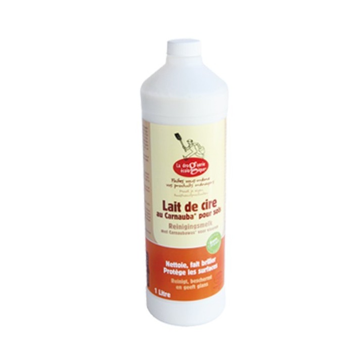 Cera latte al carnauba (Bio) suolo - 1 Litro - La Drogheria ecologica