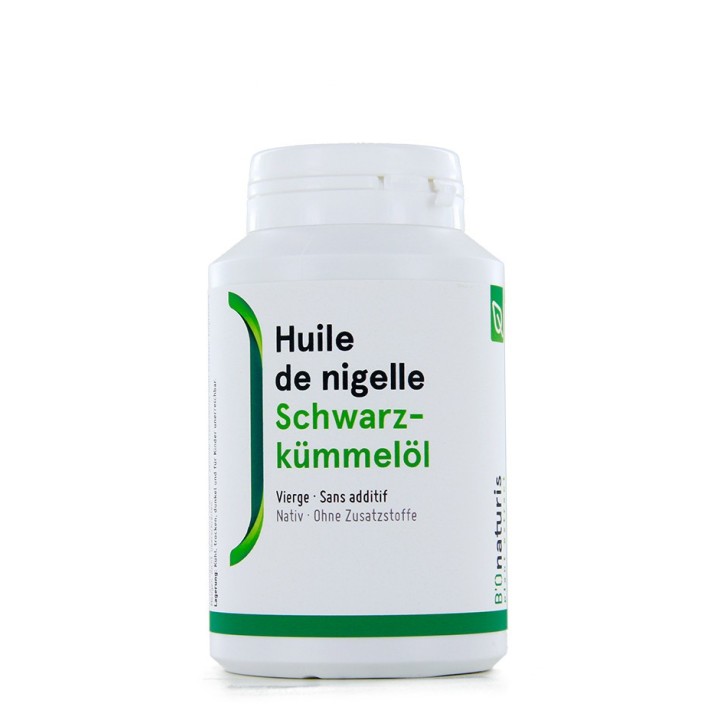 Huile de Nigelle, Trésor naturel aux multiples bienfaits - 180 gélules (500mg) - BIOnaturis