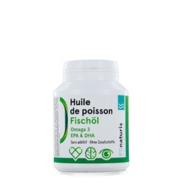 Huile de Poisson, EPA & DHA - 120 gélules (500 mg) - BIOnaturis