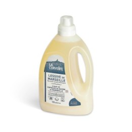 Lessive liquide BIO de Marseille, à base de copeaux de savon de Marseille - 1,5L (30 lavages) - La Corvette