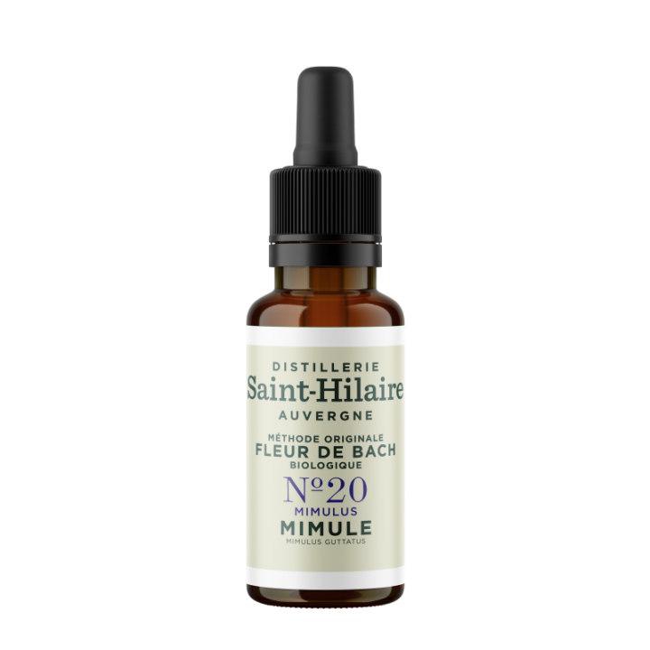 Fiori di Bach BIO "Metodo originale", N° 20, Mimolo, Mimulus (Mimulus guttatus) - 20ml - Saint-Hilaire
