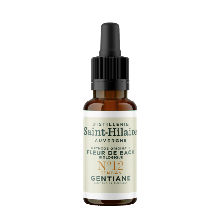 Bachblüten BIO "Original Methode", Nr. 12, Enzian, Gentian (Gentiana amarella) - 20ml - Saint-Hilaire
