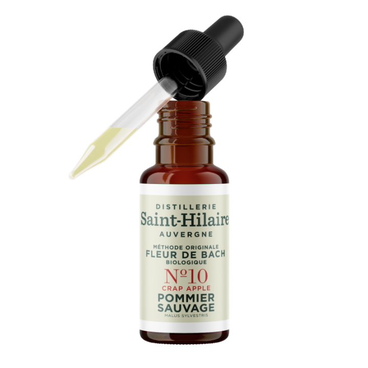 Bachblüten BIO "Original Methode", Nr. 10, Holzapfel, Crab Apple (Malus sylvestris) - 20ml - Saint-Hilaire