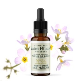 Bachblüten BIO "Original Methode", Nr. 34, Sumpfwasserfeder, Water Violet (Hottonia Palustris) - 20ml - Saint-Hilaire
