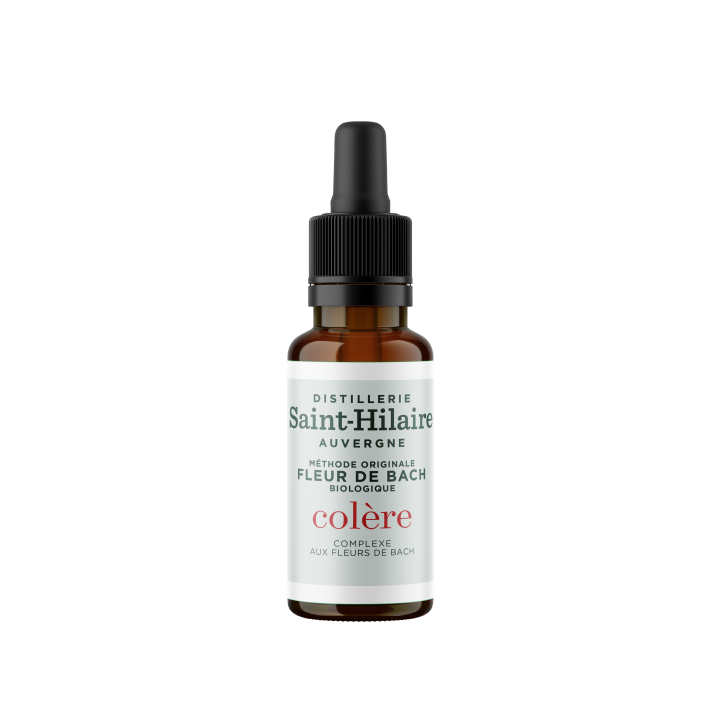 Elixier/Komplex der Bio-Bachblüten, WUT - Gebrauchsfertig "Original Methode" - 20ml - Saint-Hilaire