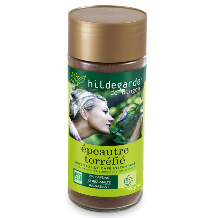 Farro tostato biologico in polvere, sostituto del caffè - 100g - Hildegard of Bingen