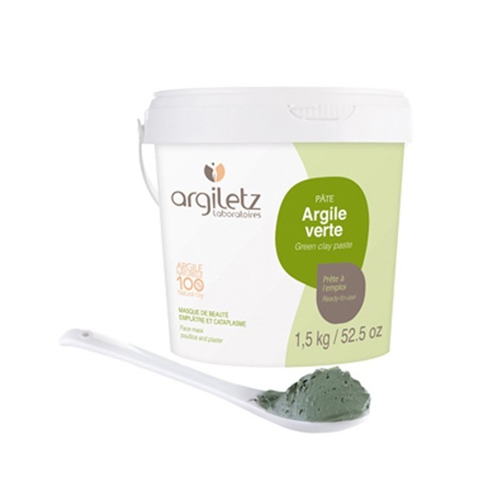 Grüne Tonerde - Gebrauchsfertig - Topf - Argiletz - 1,5 kg