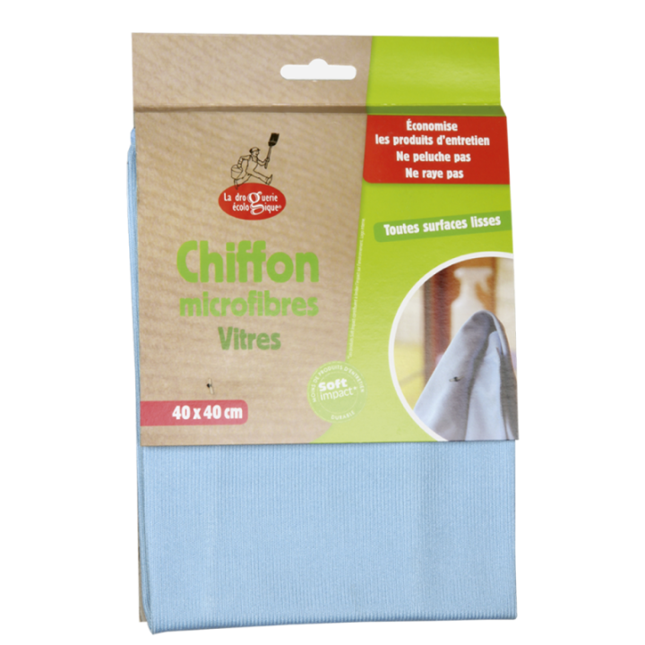 Chiffon Microfibre pour les vitres - La Droguerie écologique