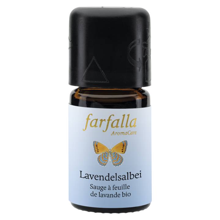 Huile essentielle (Ethérée) - Sauge à feuille de lavande - 100% naturelle et pure -  5ml - Farfalla