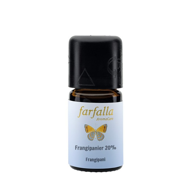Huile essentielle (Ethérée) - Frangipanier 20% (80 % alc.) - 100% naturelle -  5ml - Farfalla