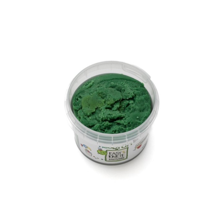 Knetmasse für Kinder, weich und leicht zu formen - Umweltfreundlich & sicher! - Grün, 120g - neogrün