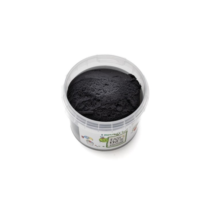 Argilla da modellare per bambini, morbida e facile da modellare - Ecologica e sicura! - Nero, 120g - neogrün