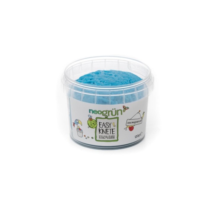 Pâte à modeler pour enfants, douce et facile à modeler - Écologique & sûre ! - Bleu, 120g - neogrün