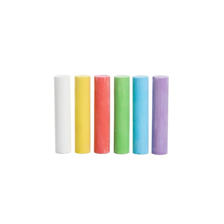 Craie de trottoir colorée pour enfants - Écologique & sûre ! - 6 couleurs - neogrün