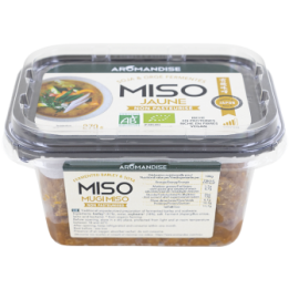 Miso Jaune Traditionnel BIO, Le Booster de Saveurs Umami - 270g - Aromandise