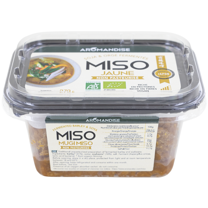 Miso Giallo Tradizionale, Il Potenziatore di Sapori Umami - 270g - Aromandise