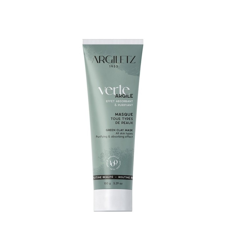 Masque 100% Naturel à l'Argile Verte - Argiletz - 100ml