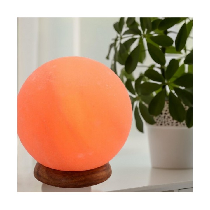 Lampada Luna in Cristallo di Sale dell'Himalaya - 1,9 kg - ZEN'Arôme