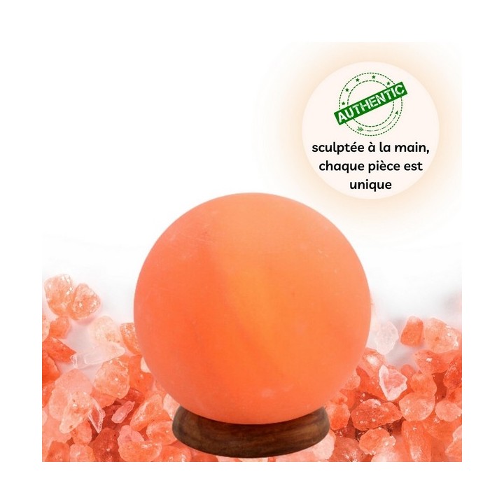 Himalaya-Salzkristall-Mondlampe - 1,9 kg - ZEN'Arôme