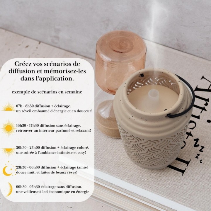 Diffusore Connesso di Oli Essenziali, Ultrasonico - VENISE - ZEN'Arôme