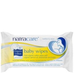 Lingettes Humides Bio - 100% Coton Biologique - Bébé - Natracare - 50pces