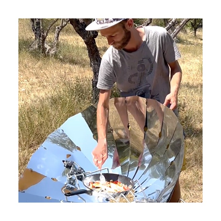 SUNGLOBE, Der innovative Solargrill mit Hochtemperatur-Garen - 2-5 Personen, 200°-240°C - Solar Brother