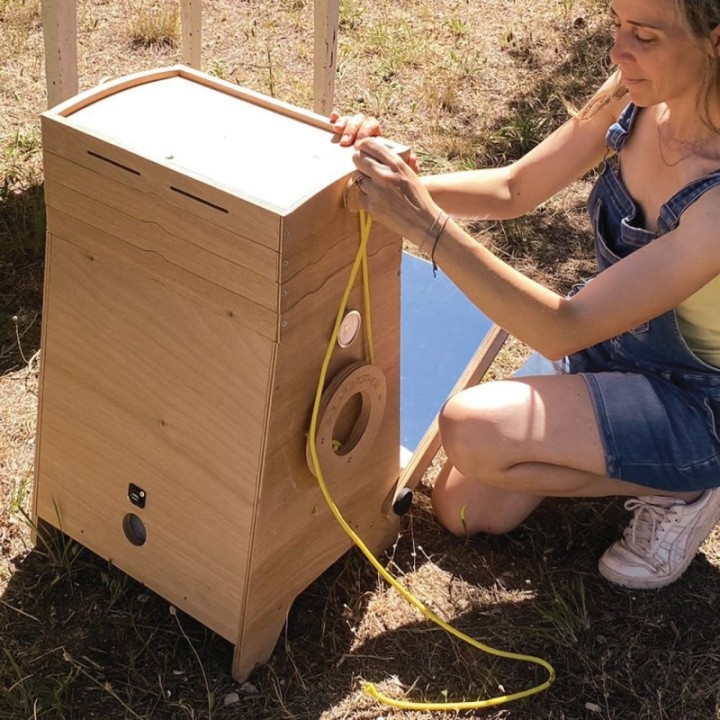 OMY - Revolutionärer Solar-Lebensmitteltrockner - Version mit 3 Schalen - Solar Brother
