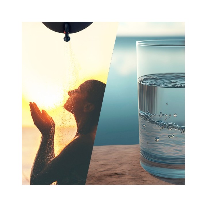 SUNWATER, Doccia Solare Innovativa (Tanica d'acqua) - 15L - Solar Brother