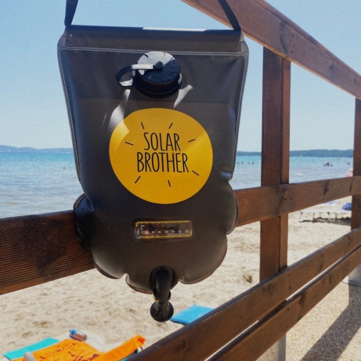 SUNWATER, Doccia Solare Innovativa (Tanica d'acqua) - 7L - Solar Brother