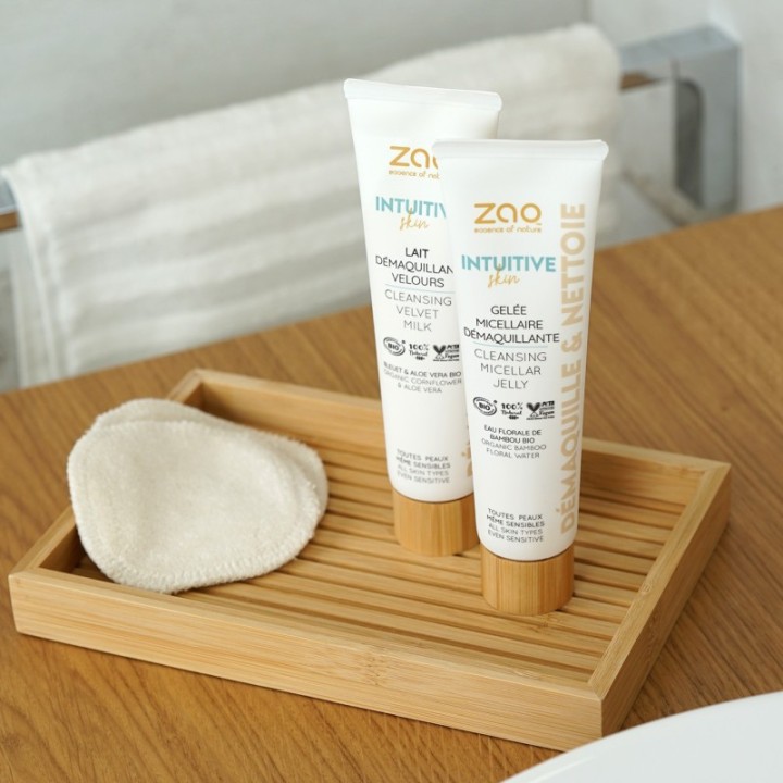 Intuitive Skin, Gelée micellaire démaquillante (100% naturelle, Vegan & BIO) - MOD - Zao