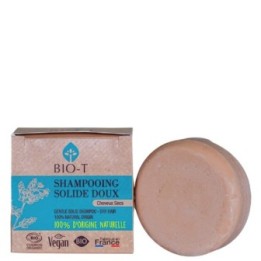 Shampooing Solide BIO à l'argile rose, pour cheveux sensibles et secs - 80ml - BIO-T