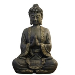 Große Statue - "ZEN Buddha", ein Buddha in Meditationshaltung - 40 cm hoch - Zen'Light