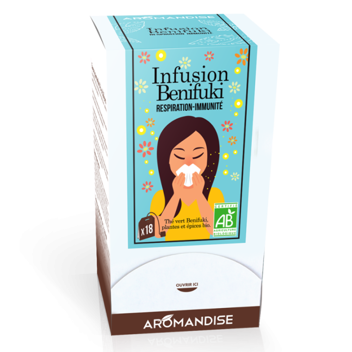 Infuso Benifuki per Respirazione e Immunità - 18 bustine - Aromandise