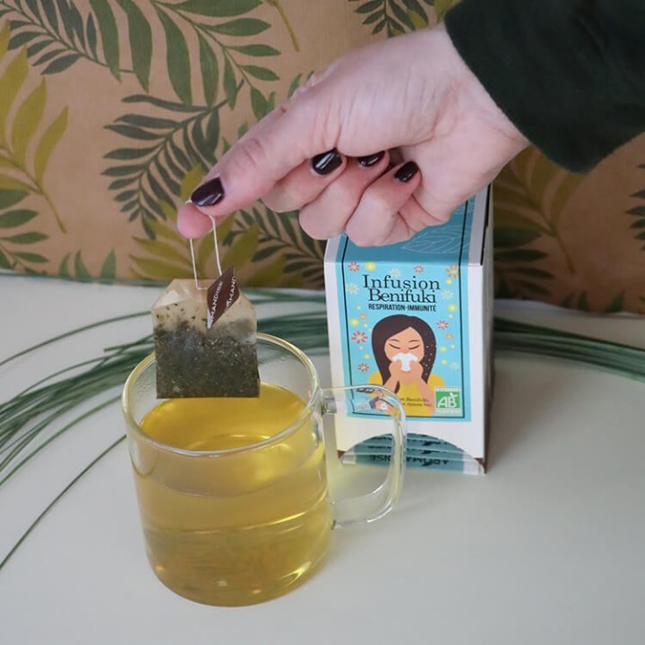 Infusion Benifuki Respiration Immunité - 18 sachets - Aromandise