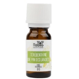 Olio essenziale, Trementina di pino delle Lande (100% naturale e Bio) - 15 ml - Nabio