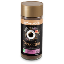 Substitut de café instantané BIO, Cereccino Figue - 100g - Aromandise