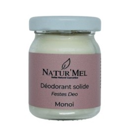 Déodorant solide Suisse & BIO, Monoï "Summer Edition" - 50ml - Natur'Mel Cosm'Ethique