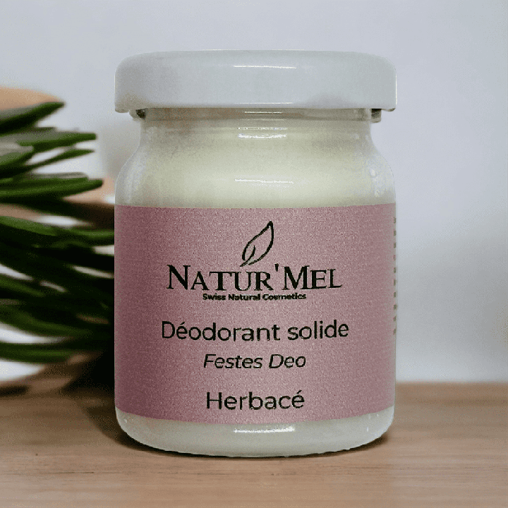 Déodorant solide Suisse & BIO, L'Herbacé - 50ml - Natur'Mel Cosm'Ethique
