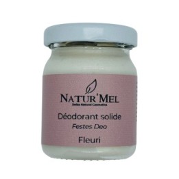 Déodorant solide Suisse & BIO, Le Fleuri - 50ml - Natur'Mel Cosm'Ethique