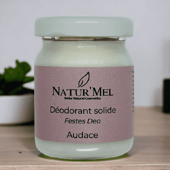 Festes Deodorant Schweiz & BIO, Kühnheit (Männer) - 50ml - Natur'Mel Cosm'Ethique