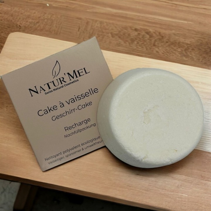 Festes Geschirrspülmittel, Schweiz - Nachfüllpackung zu 200g - Natur'Mel Cosm'Ethique