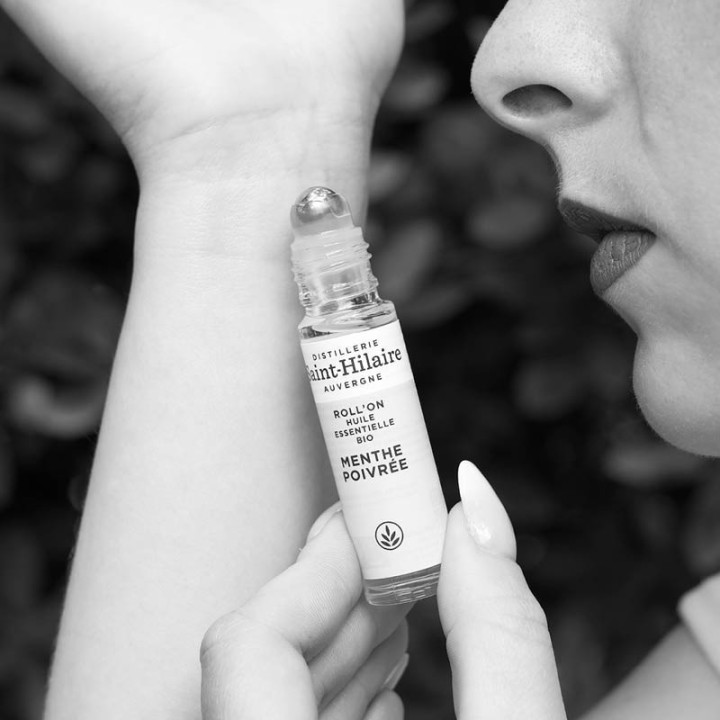 Roll-on mit Bio-Pfefferminzöl - 10ml - Saint-Hilaire