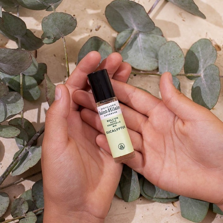 Roll-on all'olio essenziale Biologico di Eucalipto - 10ml - Saint-Hilaire