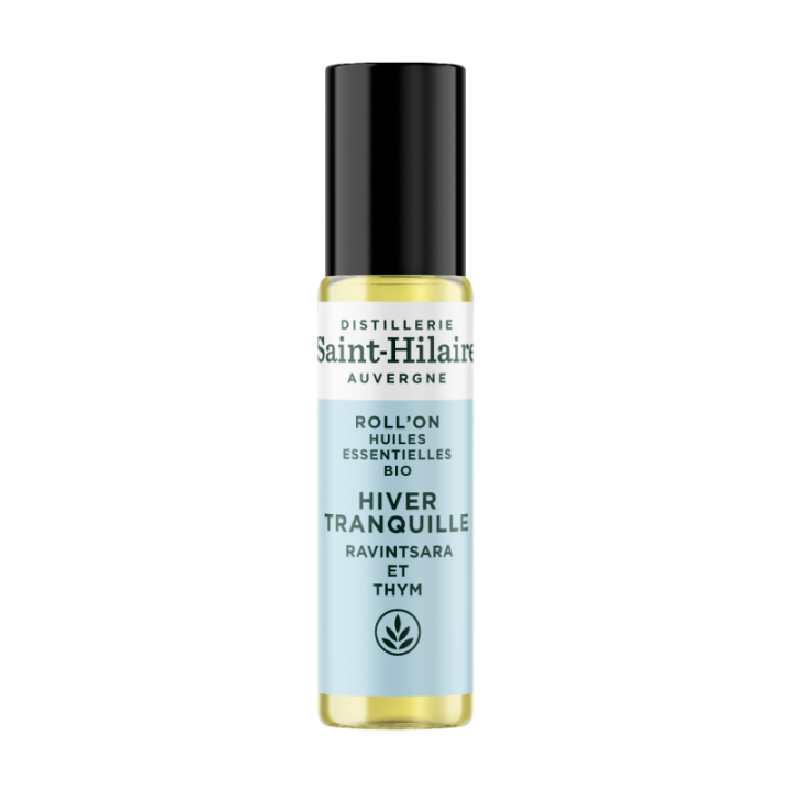 Vetro Rullo con oli essenziali (Biologico), TRANQUILLO INVERNO - 10ml - De Saint Hilaire
