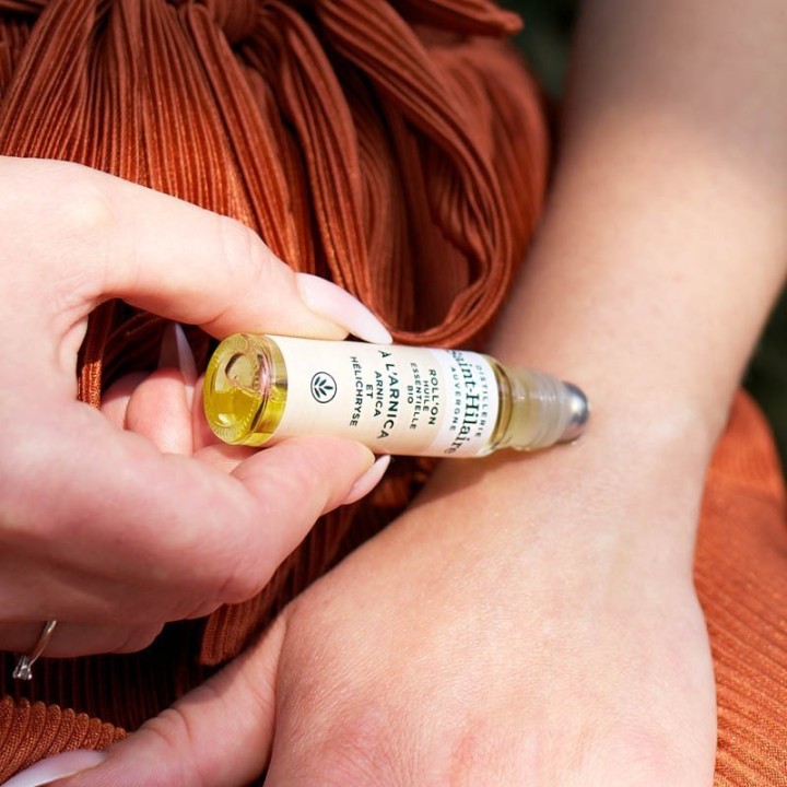 Roll'on aux huiles essentielles Bio,  ARNICA & Hélichryse - 10ml - De Saint Hilaire