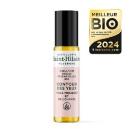 Roll'on aux huiles essentielles Bio,  CONTOUR DES YEUX - 10ml - De Saint Hilaire